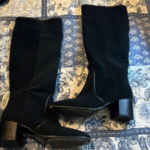 Kate Spade Size 6 Black Leather Ankle Boots
